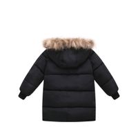 Streetwear Solid Color Polyester Girls Outerwear main image 2