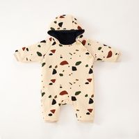 Simple Style Color Block Polyester Baby Rompers sku image 4
