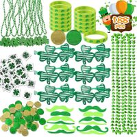 St. Patrick Cartoon Style Shamrock Plastic Holiday Party Colored Ribbons Photography Props Decorative Props sku image 1