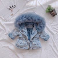 Streetwear Solid Color Cotton Girls Outerwear main image 4
