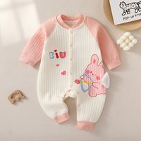 Casual Cartoon Cotton Baby Rompers main image 3