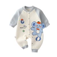 Casual Cartoon Cotton Baby Rompers main image 2
