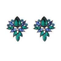 1 Pair Elegant Classic Style Flower Inlay Glass Rhinestones Ear Studs main image 8