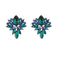 1 Paire Élégant Style Classique Fleur Incruster Verre Strass Boucles D'oreilles main image 8