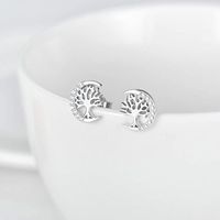 Elegant Tree Sterling Silver Plating Women's Bracelets Earrings Necklace main image 5
