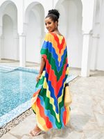 Women's Color Block Beach Cover Ups main image 3