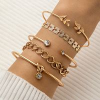 Alloy Vintage Geometric Bracelet  (main Color) Nhgy1856-main-color sku image 7