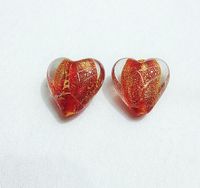 1 Piece 20 * 20mm Glass Heart Shape Beads sku image 4