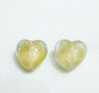 1 Piece 20 * 20mm Glass Heart Shape Beads sku image 2