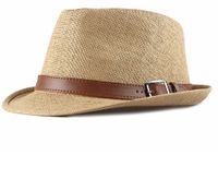 Unisex Vacation Solid Color Crimping Fedora Hat main image 1