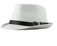 Unisex Vacation Solid Color Crimping Fedora Hat main image 2