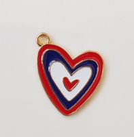 Sweet Heart Shape Alloy Enamel Jewelry Accessories sku image 10
