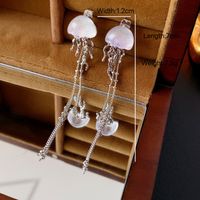 1 Pair Simple Style Solid Color Alloy Drop Earrings main image 5