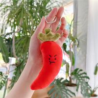 Cute Vegetable Pp Cotton Unisex Bag Pendant Keychain sku image 3