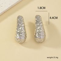 1 Pair Simple Style Geometric Plating Alloy 14k Gold Plated Silver Plated Drop Earrings main image 4