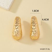 1 Pair Simple Style Geometric Plating Alloy 14k Gold Plated Silver Plated Drop Earrings main image 5