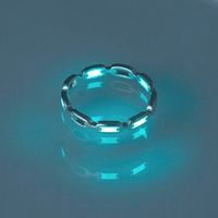 Halloween Dark Blue Luminous Star Zircon Ring Wholesale Nihaojewelry sku image 10