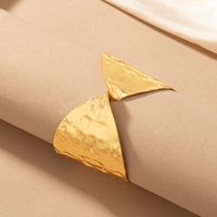 Elegant Luxurious Leaves Alloy Ferroalloy Twist Plating 14k Gold Plated Women's Bangle main image 9
