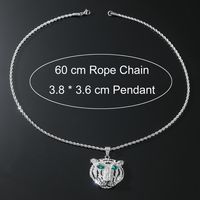 Hip Hop Animal Acier Inoxydable Alliage Incruster Zircon Hommes Pendentif main image 4