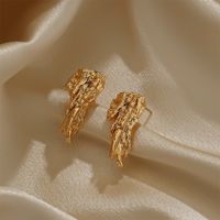 1 Pair Ig Style Water Droplets Plating Copper 18k Gold Plated Ear Studs main image 10