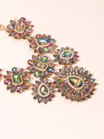 Elegant Glam Luxurious Geometric Alloy Inlay Artificial Gemstones Women's Sweater Chain main image 3