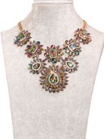 Elegant Glam Luxurious Geometric Alloy Inlay Artificial Gemstones Women's Sweater Chain main image 1