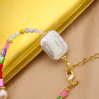 Simple Style Color Block Baroque Pearls Plating 18k Gold Plated Women's Bracelets main image 4