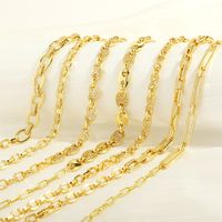 Elegant Lady Simple Style Geometric Copper Plating Inlay Zircon 18k Gold Plated Bracelets Necklace main image 9