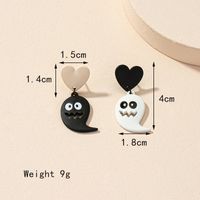 1 Pair Funny Simple Style Grimace Alloy Drop Earrings main image 6