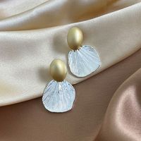1 Piece Vintage Style Round Color Block Plating Alloy Gold Plated Drop Earrings main image 5
