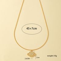 Ig Style Simple Style Planet Alloy Plating 14k Gold Plated Women's Pendant Necklace main image 3