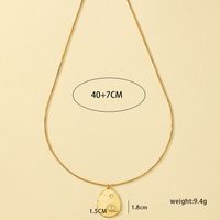 Ig Style Cute Devil's Eye Alloy Plating 14k Gold Plated Women's Pendant Necklace sku image 1