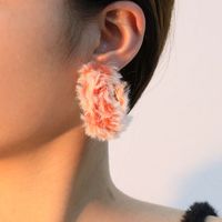 Wholesale Jewelry Vintage Style Solid Color Alloy Ear Studs main image 1