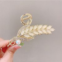 Women's Simple Style Commute Grain Alloy Inlay Zircon Hair Claws sku image 1