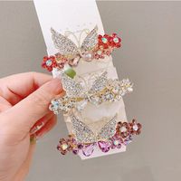 Women's Simple Style Commute Butterfly Alloy Inlay Zircon Hair Clip main image 2