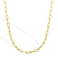 Simple Style Classic Style Solid Color Copper Plating 18k Gold Plated Silver Plated Necklace sku image 2