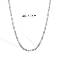 Simple Style Classic Style Solid Color Copper Plating 18k Gold Plated Silver Plated Necklace sku image 3