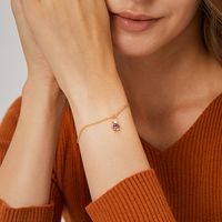 Sweet Simple Style Commute Geometric Copper Plating Inlay Zircon 18k Gold Plated Bracelets main image 4
