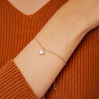 Sweet Simple Style Commute Geometric Copper Plating Inlay Zircon 18k Gold Plated Bracelets main image 8