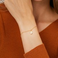Sweet Simple Style Commute Geometric Copper Plating Inlay Zircon 18k Gold Plated Bracelets main image 10