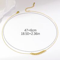 Wholesale Vintage Style Twist Stainless Steel Plating 18k Gold Plated Necklace main image 5
