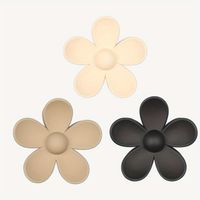 French Style Simple Style Flower Plastic Hair Claws main image 2