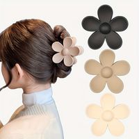 French Style Simple Style Flower Plastic Hair Claws main image 1