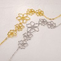 Modern Style Simple Style Flower Alloy Women's Necklace main image 3