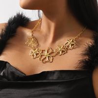 Modern Style Simple Style Flower Alloy Women's Necklace main image 1