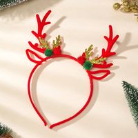 Cute Antlers Plastic Flannel Hair Band main image 1