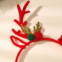 Cute Antlers Plastic Flannel Hair Band main image 3