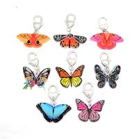 Cute Simple Style Butterfly Arylic Keychain main image 3