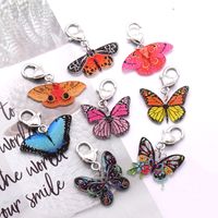 Cute Simple Style Butterfly Arylic Keychain main image 1