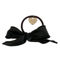 Vintage Style Bow Knot Pu Leather Hair Tie main image 2
